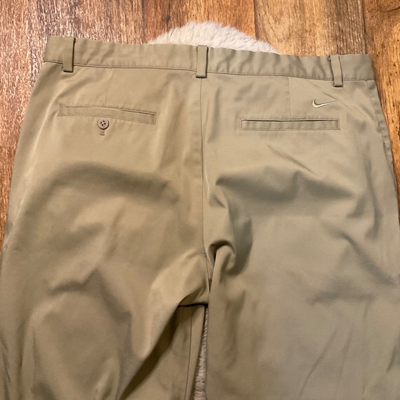 Nike Golf Dri-Fit Pants Men's Size 38 Tan Lightweight 30"‎ Inseam - Picture 7 of 9
